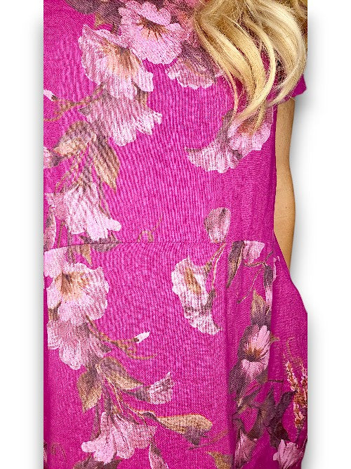 PLUM TRUMPET JUNGLE DRESS