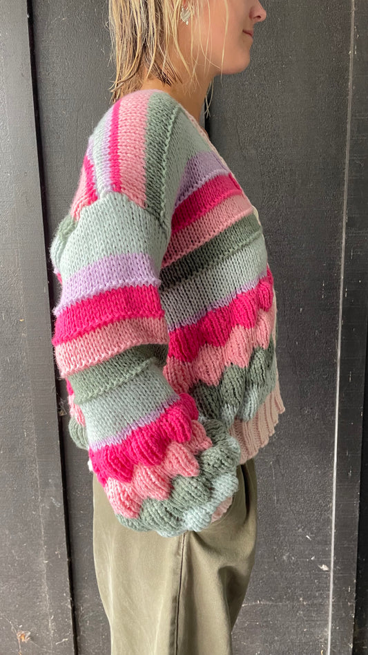 Chunky Knit Cardigan -Sophie