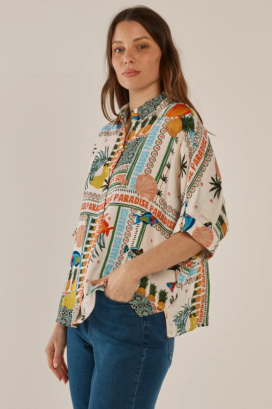 Lynwood Shirt - Paradise Print