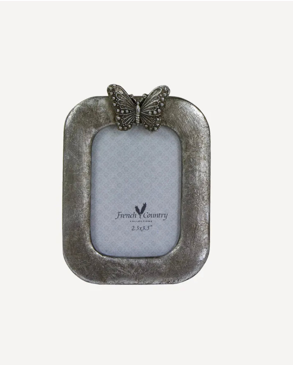 Butterfly Photo Frame Vertical 2.5x3.5"
