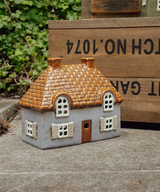 Cotswold Tea Light Cottage Blue YA0093