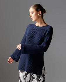 Bluebell Rib Tunic - Navy