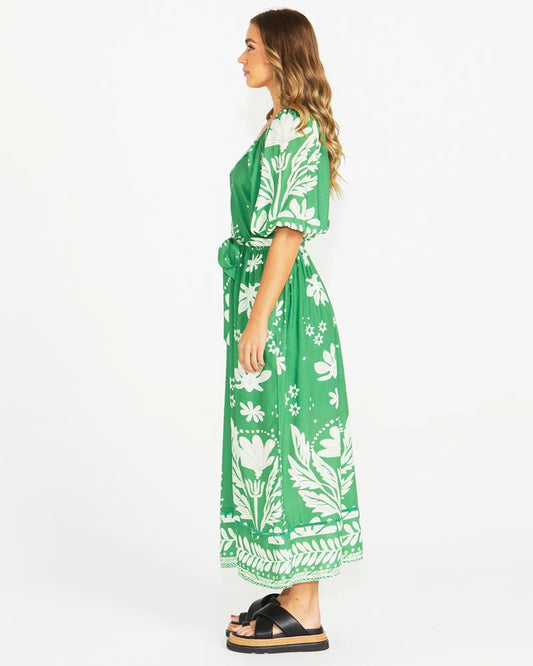LYNDEL DRESS -GREEN