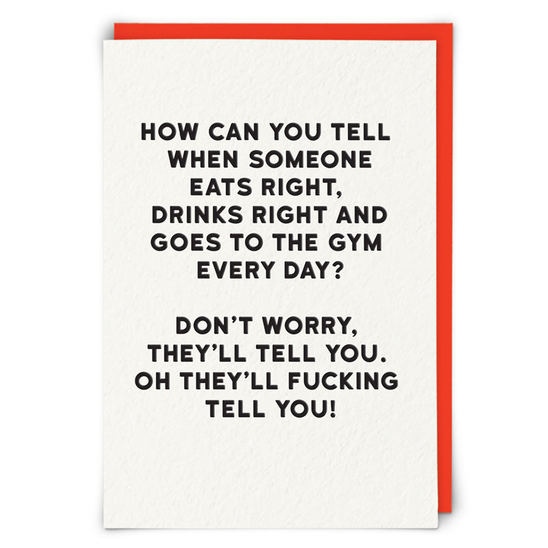 Card - Eats Right