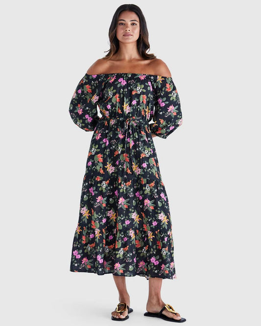 BECKETT DRESS - NIGHT GARDEN