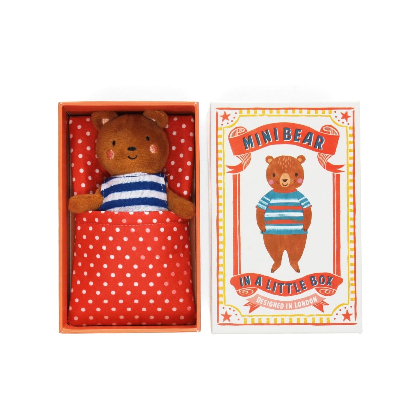 Mini Bear In A Box - Soft Toy