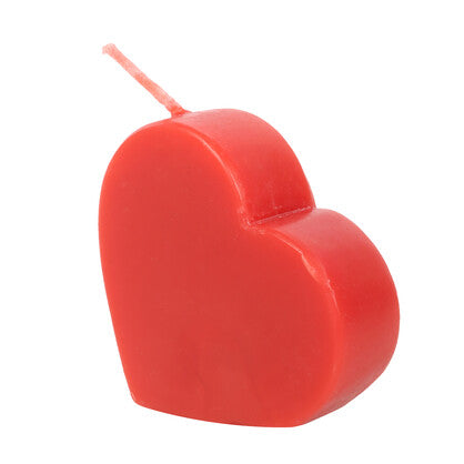 Red Love Heart Candle