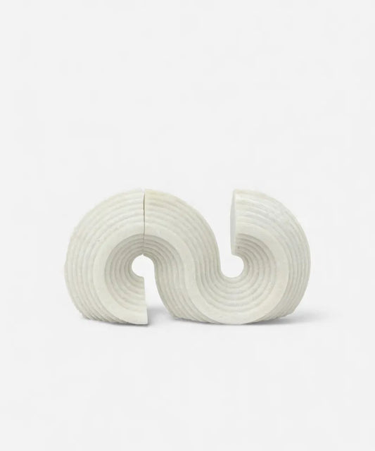 S-Curved Book End