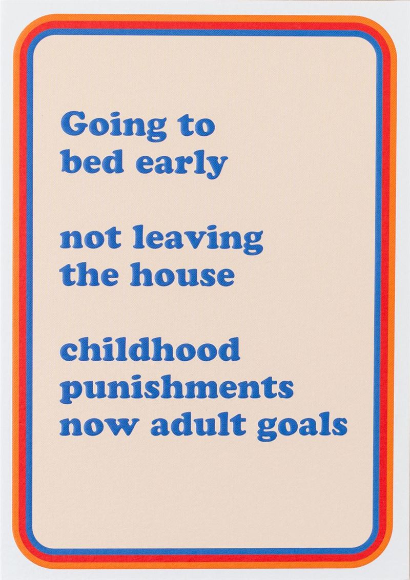Card - Adult Goals