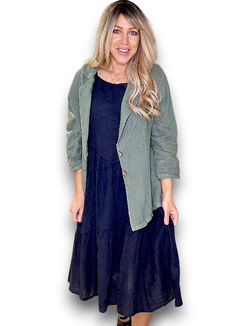 FOREST SUIT LINEN JACKET