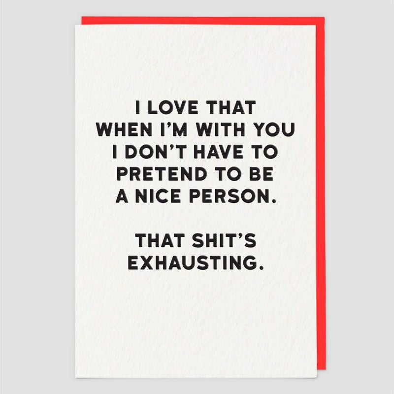 Card - Exhausting
