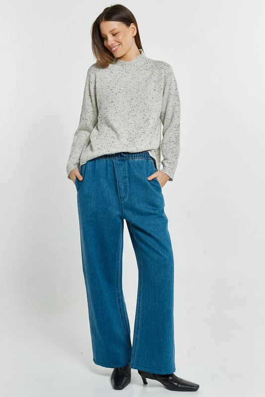 Carlin Knit Sweater - Cream