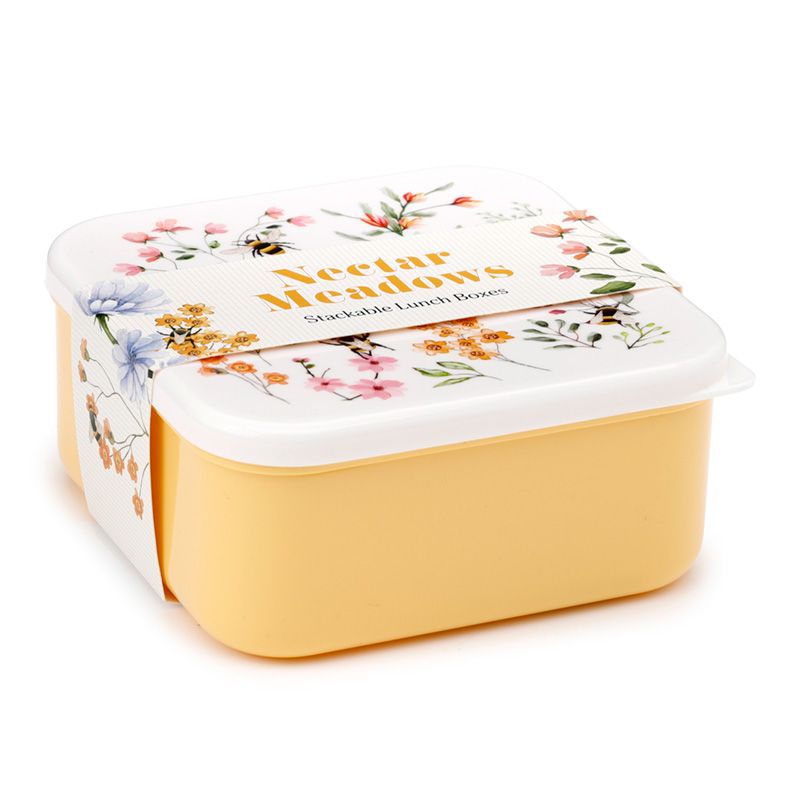 S/3 Nectar Meadows lunch boxes