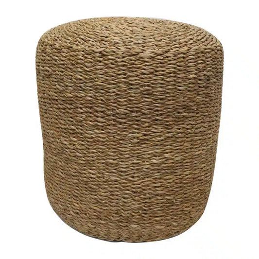 Seagrass Pouf 40x40cm
