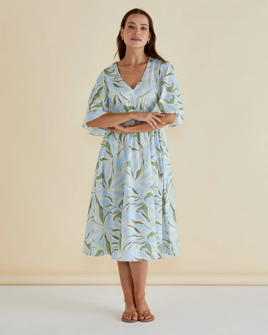 Mazie Dress - Garden Print