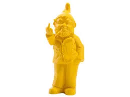 POP GNOME W FINGER YELLOW 35CM H
