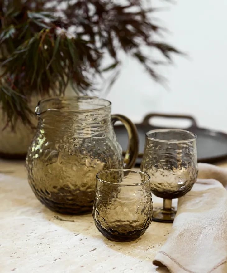 Serena Smoke Wine Goblet/Set 4