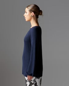 Bluebell Rib Tunic - Navy