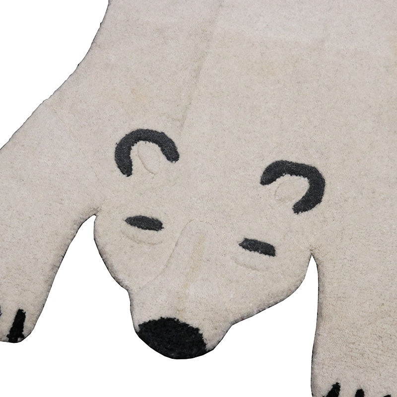 Woollen Child’s Rug -polar bear