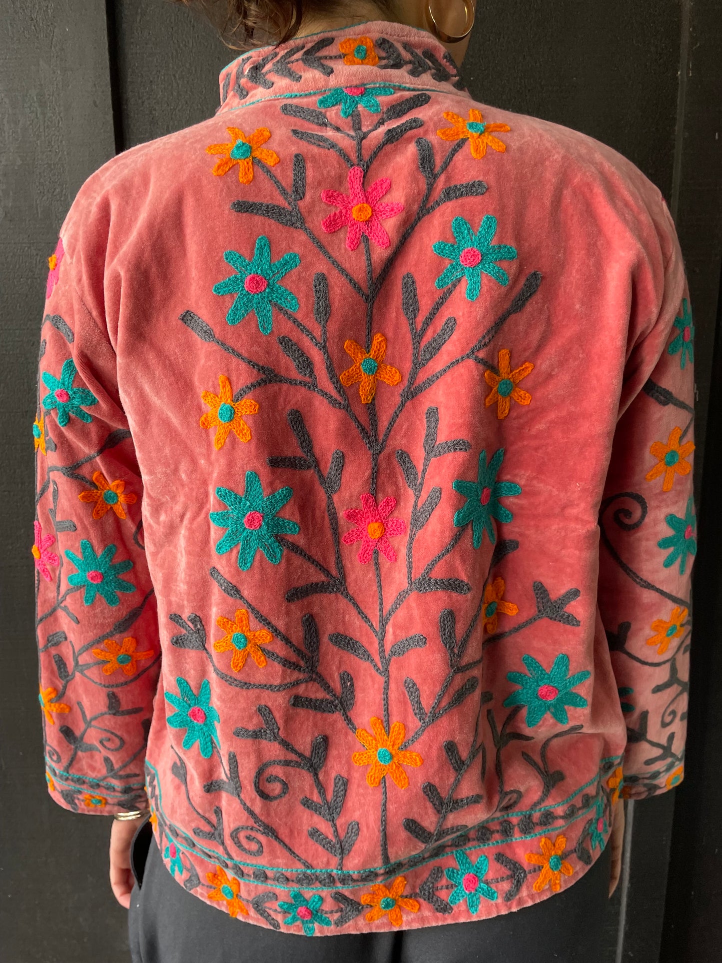 Velvet Jacket- Daisy