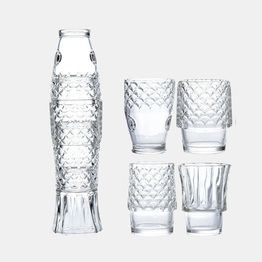 Fish Stackable Tumblers S4 - Clear