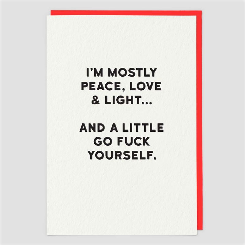 Card - Peace and Light