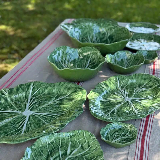 Melamine Cabbage Leaf Large Platter 30cm