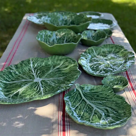 Melamine Cabbage Oval Platter 50cm