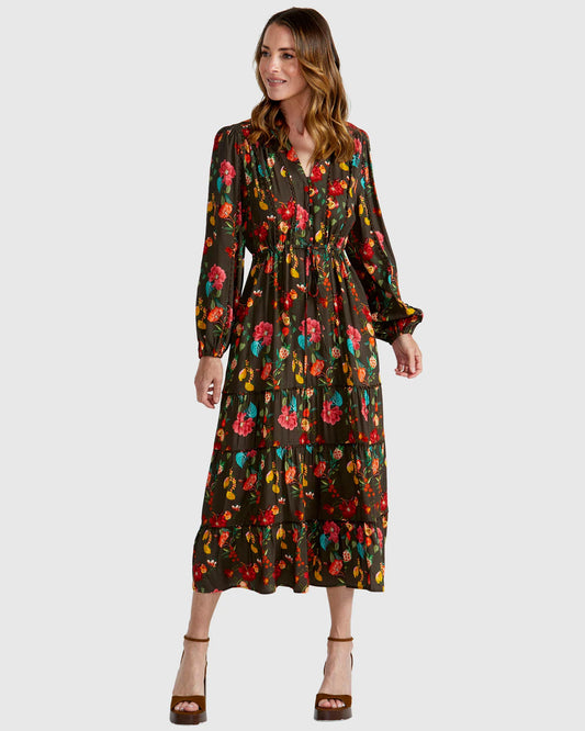 Guadalupe Dress -choc brown