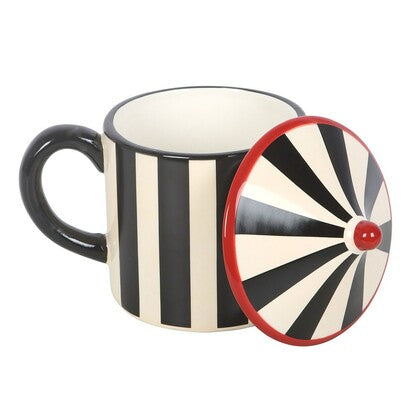 Circus Tent Lidded Coffee Mug