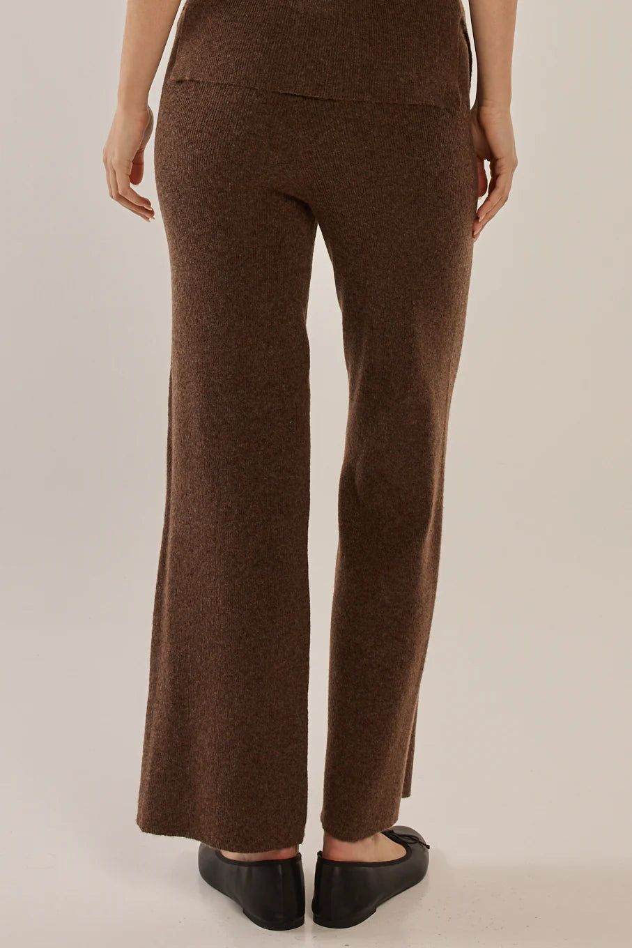 Nash Knit Pants - Espresso Brown