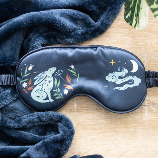 Midnight Hare Satin Sleep Mask