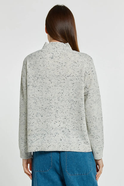 Carlin Knit Sweater - Cream