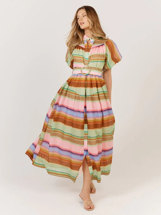 Siesta Dress - Stripe