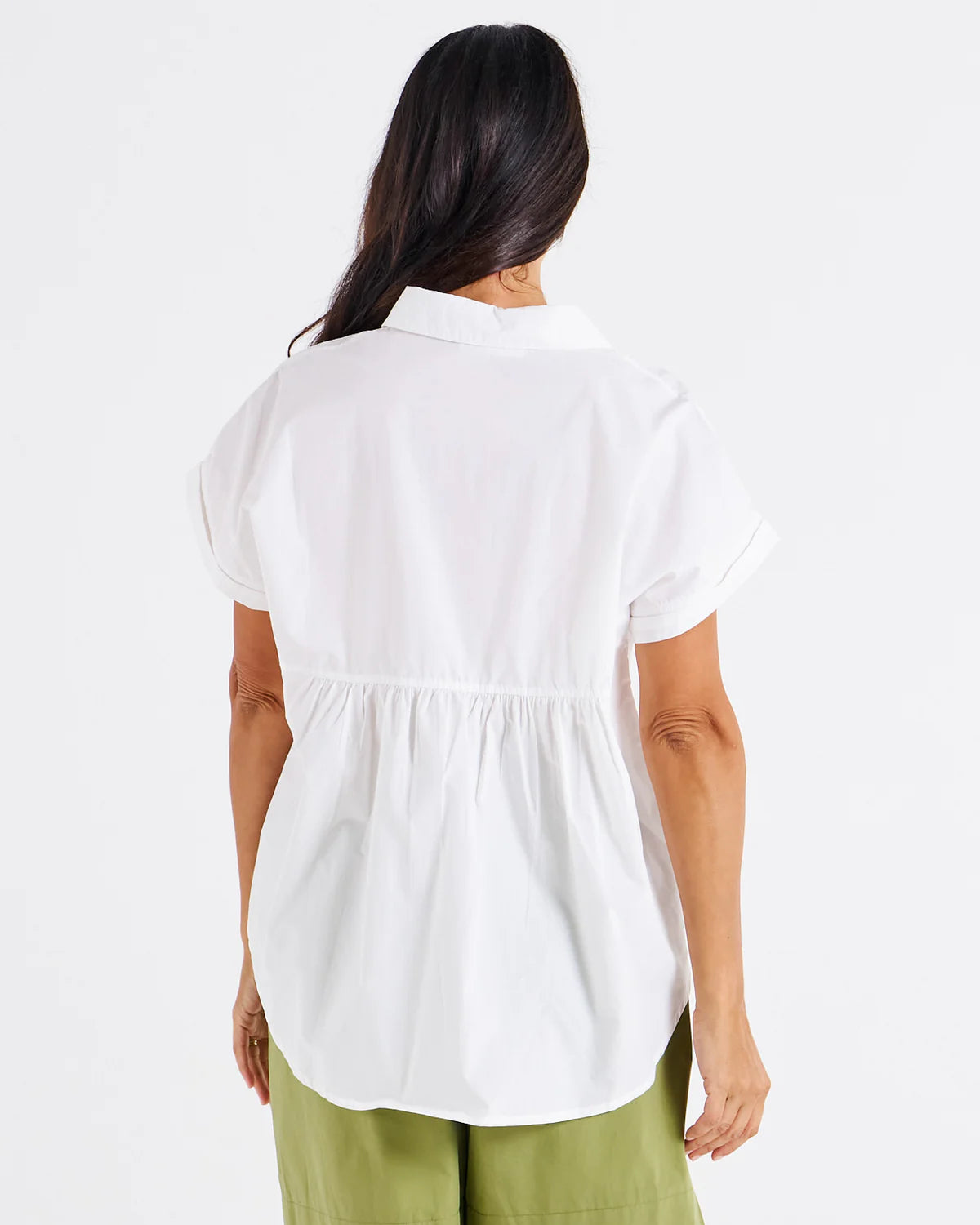 Mara Short Sleeve Shirt - White