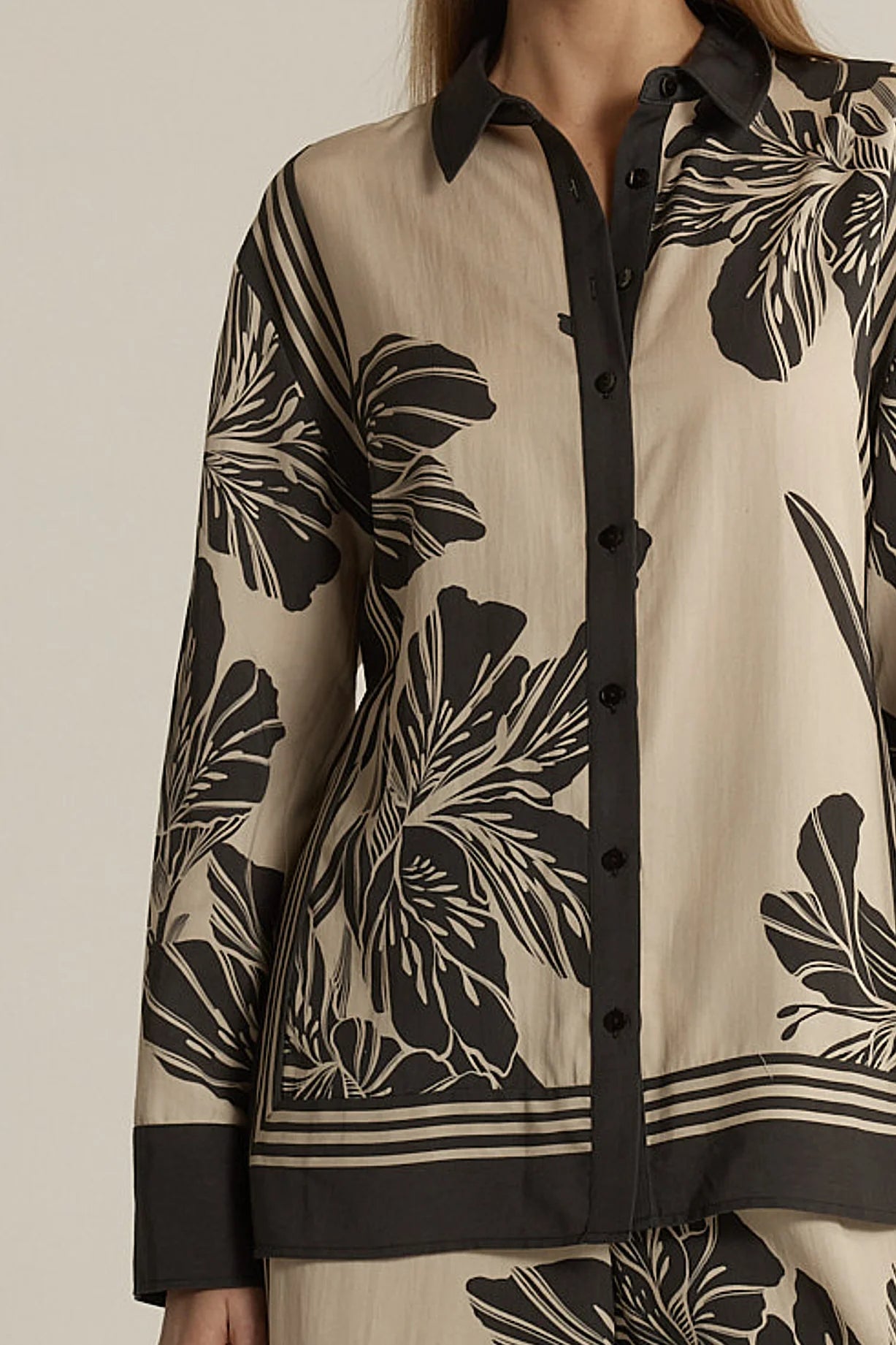 June Collared Shirt - Shadow