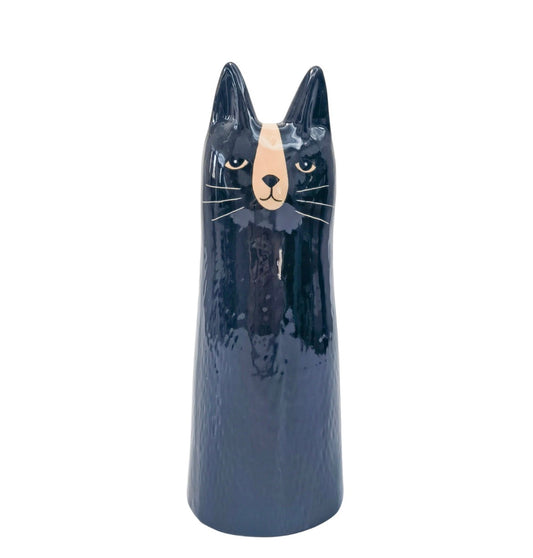 Black Cat Vase