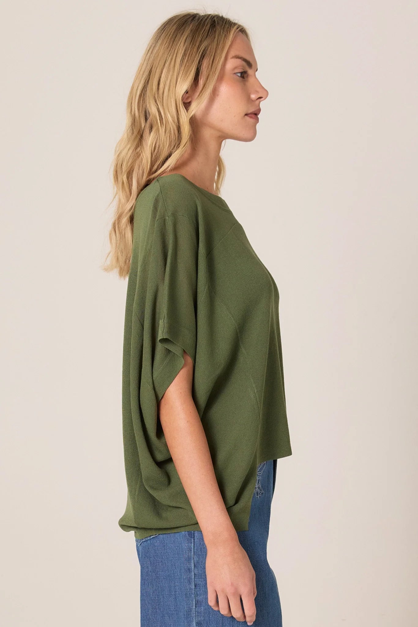 Esther Knit Top - Olive