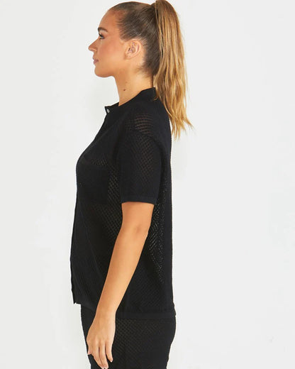 Mardie Knit Shirt - Black