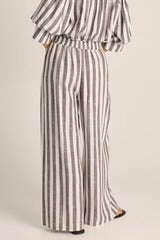 Saskia Pant - Brown Stripe