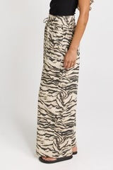 Saffra Wide Leg Jean - Animal