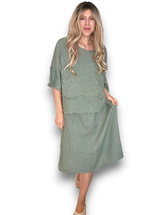 FOREST AMALFI 2PC DRESS