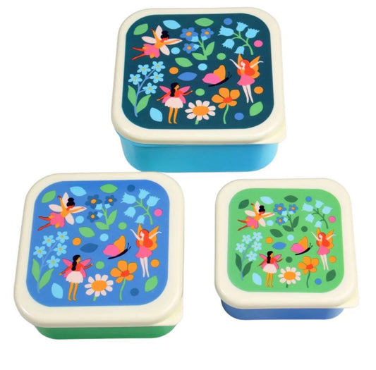 Snack Boxes (Set of 3) - Fairies In The Garden
