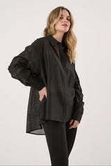 Val Oversized Shirt - Black
