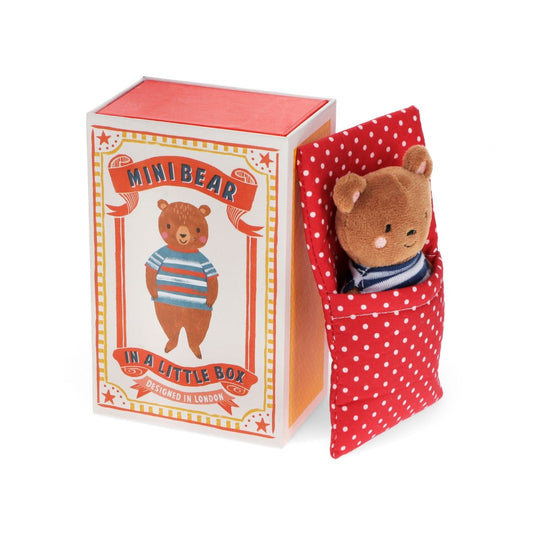 Mini Bear In A Box - Soft Toy
