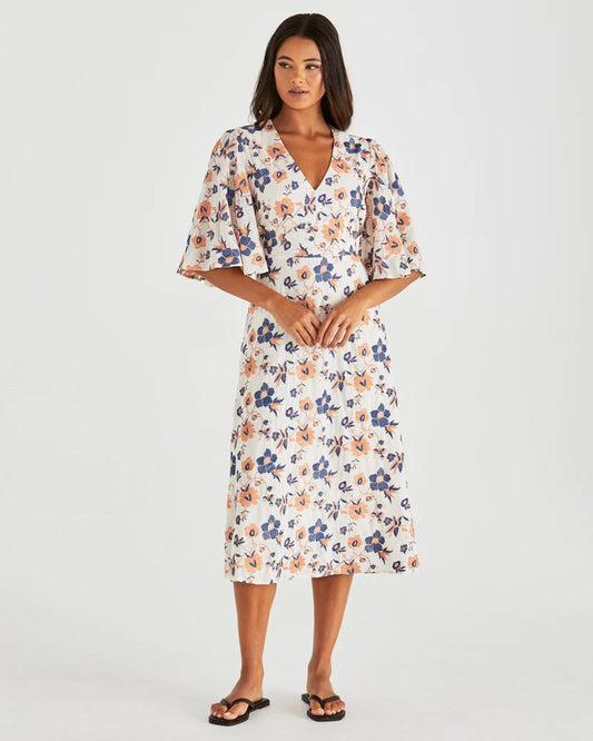 LUCA DRESS - FLORAL EMBROIDERY