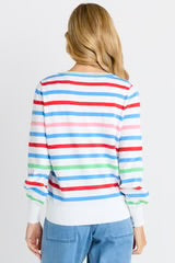 Indie Knit Sweater - Sorbet Stripe