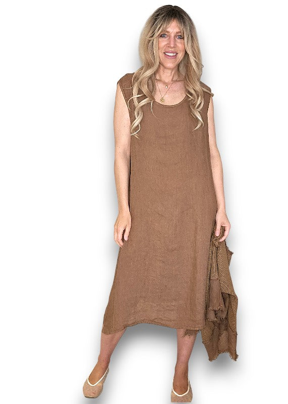 COFFEE AMALFI 2PC DRESS