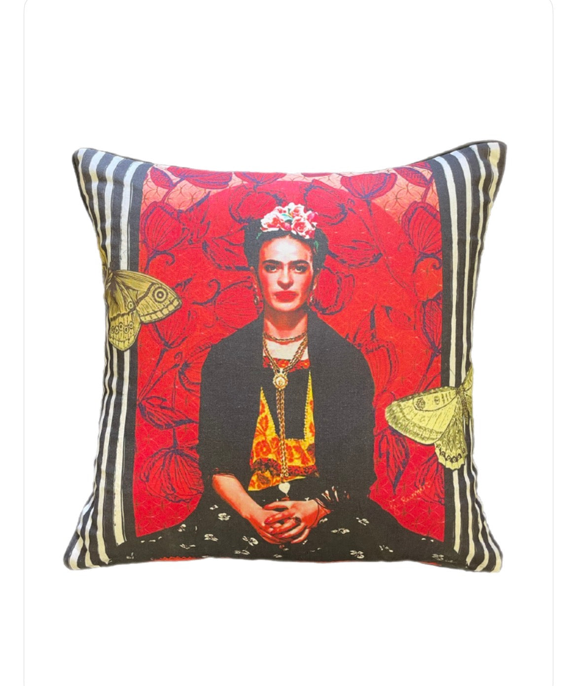 Freida Khalo Cushion -Red