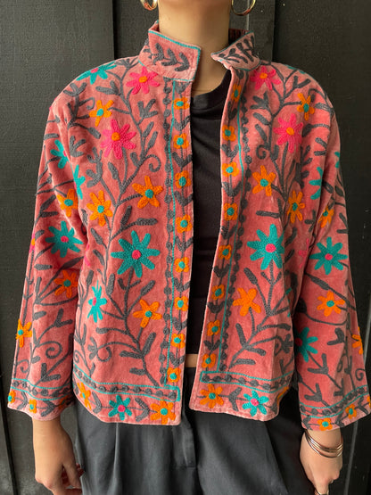 Velvet Jacket- Daisy